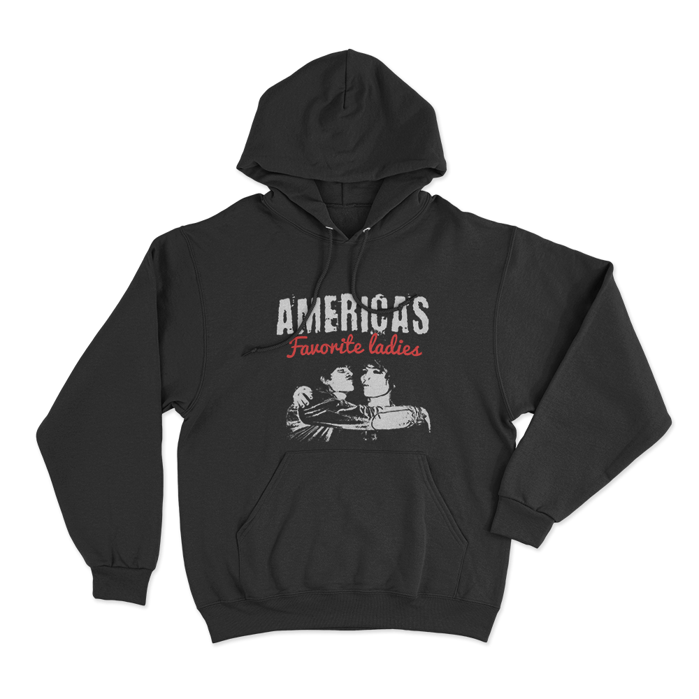 America's Favorite Ladies Unisex Hoodie Black Americas Favorite Ladies Unisex Hoodie Black