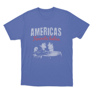 Americas Favorite Ladies Unisex T Shirt Blue 1