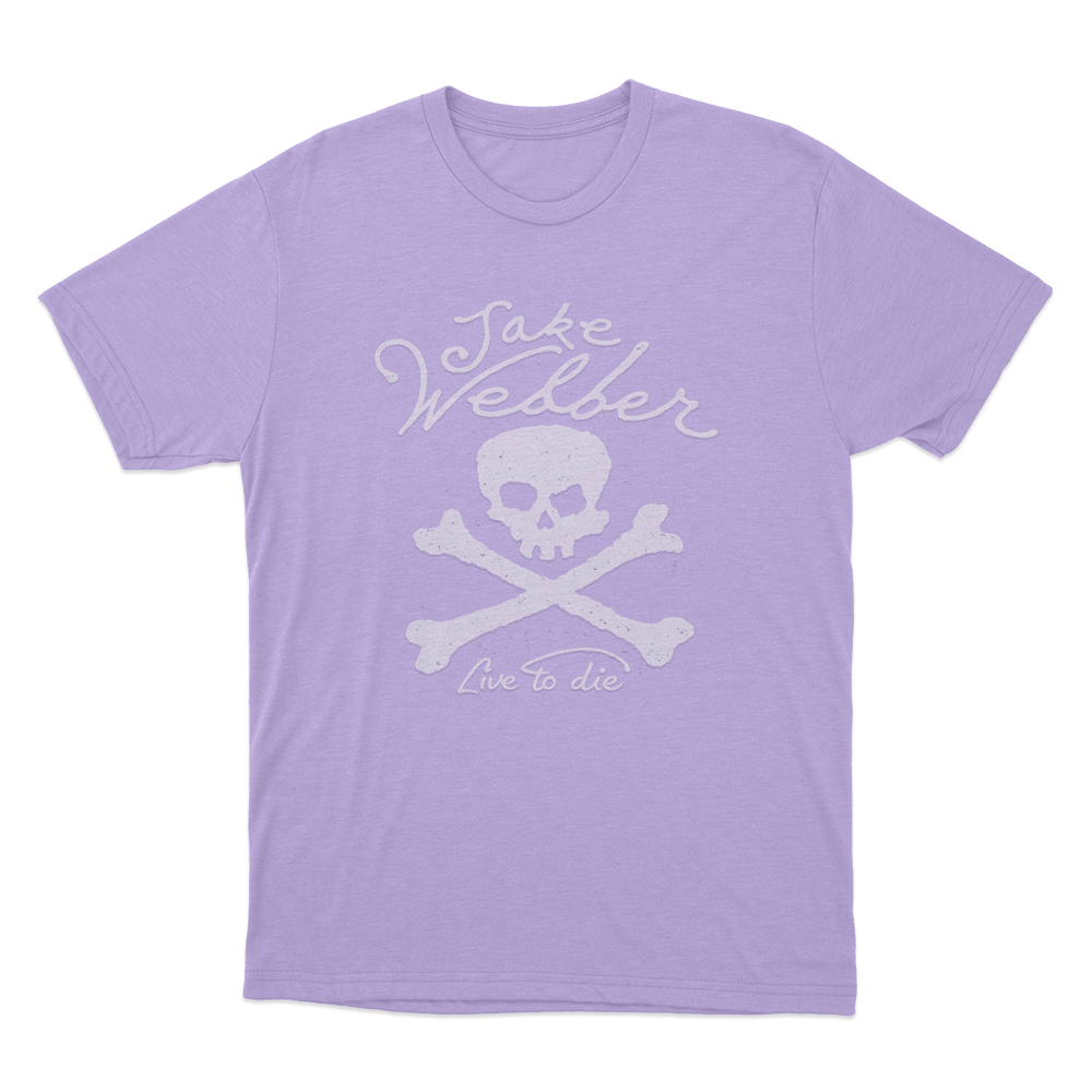 Skull Live To Die Unisex T Shirt Purple Skull Live To Die Unisex T Shirt Purple