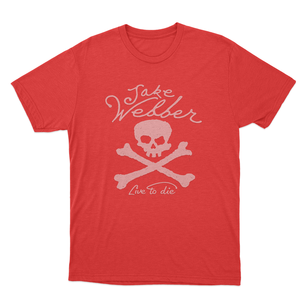 Skull Live To Die Unisex T Shirt Red Skull Live To Die Unisex T Shirt Red